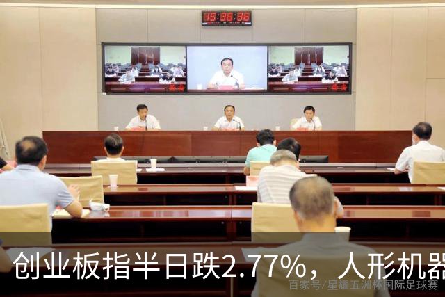 创业板指半日跌2.77%，人形机器人概念逆势走强，算力硬件股集体走弱